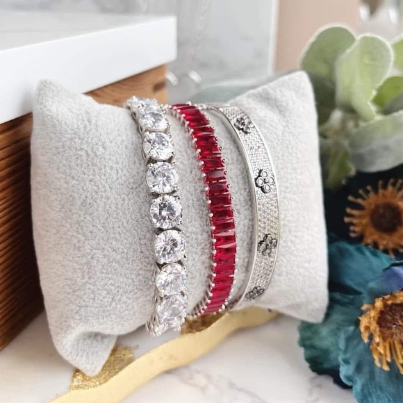 Park Lane Ruby Tennis Bracelet BNWT! - Picture 2 of 8